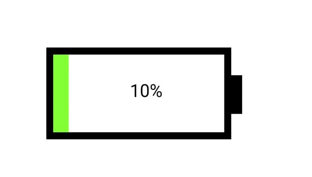 illustration of battery charging 