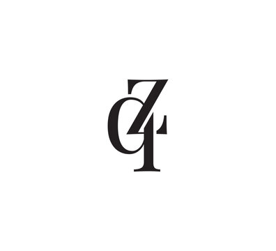 Elegant Monogram Logo, Classic Serif Initial Letters Design, Vintage Luxury Typography Emblem qz