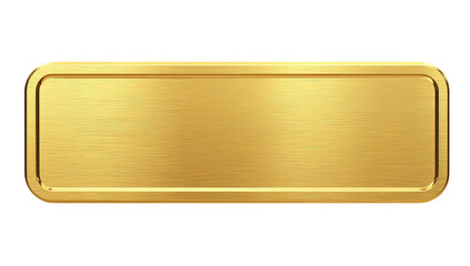 Gold rectangular plate (1)