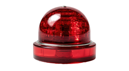 Round red warning light (1)