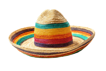 Colorful straw sombrero (2)