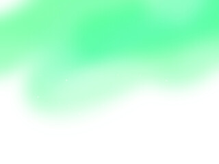 Snowfall with aurora in the sky