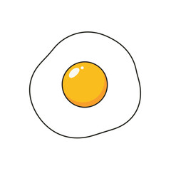 Egg Sunny Side up vector, Egg Sunny Side Up Illustration