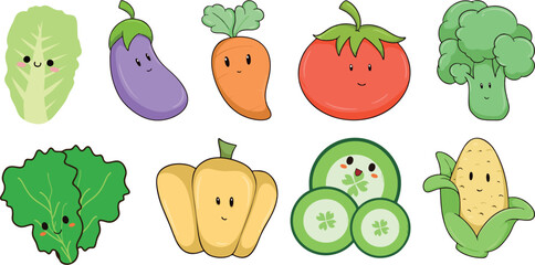 Vector collection of Vegetable 