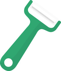 Green Vegetable Peeler Kitchen Utensil Illustration