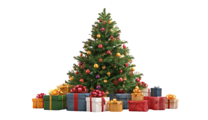Christmas tree with presents (1)