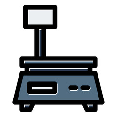 kitchen weight scale icon