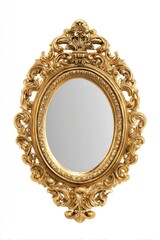 Antique baroque elegant mirror.