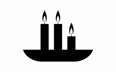 set of candles