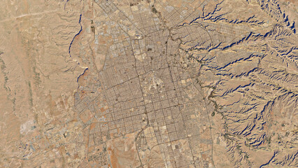 Riyadh 3D Satellite Map High Detail © Mrashad