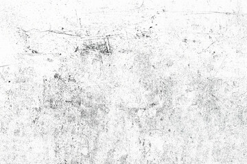 Abstract grunge texture effect, scratch and dust particle grain on white background. Dirt overlay or screen effect use for grunge and vintage image style.