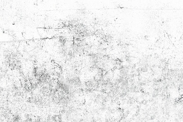 Abstract grunge texture effect, scratch and dust particle grain on white background. Dirt overlay or screen effect use for grunge and vintage image style.