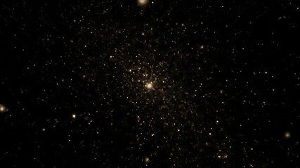 Mesmerizing abstract texture of countless tiny glowing particles slowly floating and expanding in a deep space environment celestial, digital art, meditation - Powered by Adobe