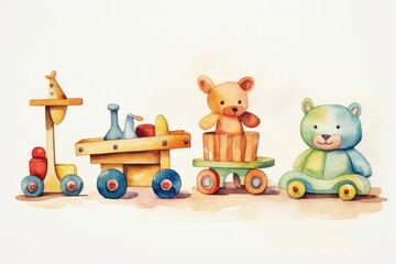 Obraz premium Toys vehicle representation transportation.