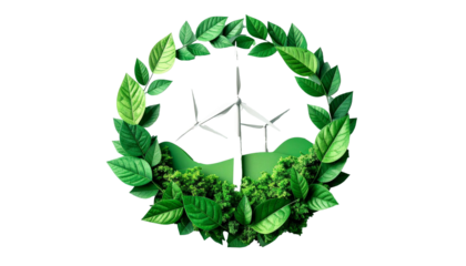 clean energy, sustainability, and environmental protection. This image is ideal for materials about renewable energy, ecology, and green initiatives.e