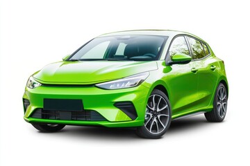 Concept hatchback EV car automobile vehicle modern.