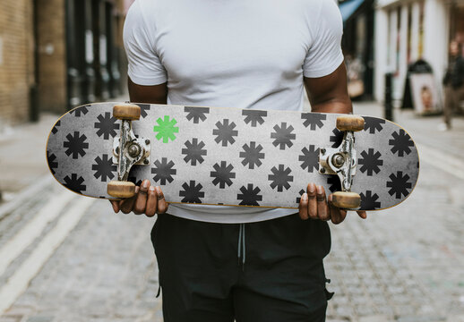 Urban Skate Board Design Mockup