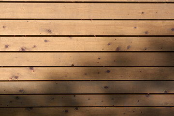 Obraz premium 【背景素材】木目のある横長の板壁