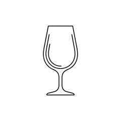 Wine glass icon illustration isolated design