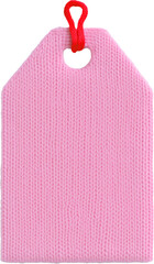 Inflatable yarn texture product hang tag