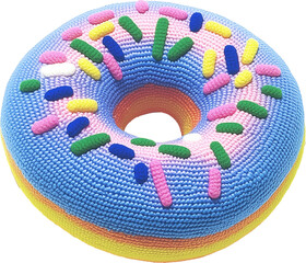 Swelling wind yarn texture donut