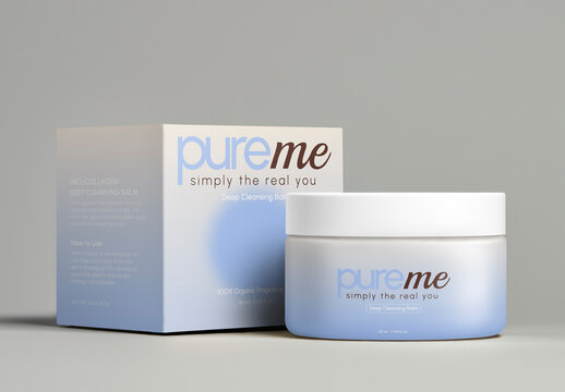 Elegant Skincare Packaging Mockup With Generative AI