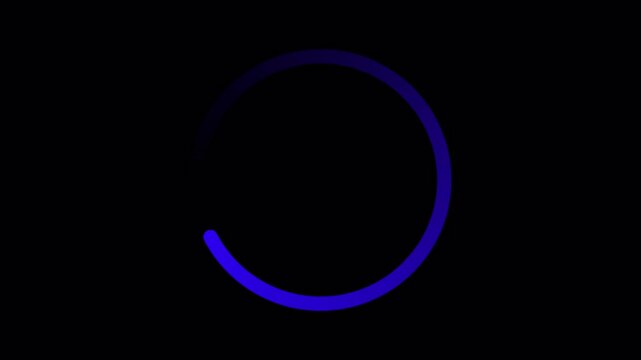 Computer green loading icon, Circle Loading Animation black beground 4K, Rippling circles on black beground