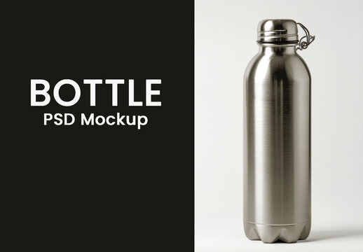 Insulted Water Bottle Mockup With Generative AI