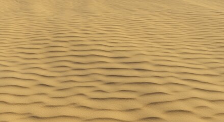 Fototapeta premium Closeup view of rippled sand dunes beige color with a soft focus towards the background