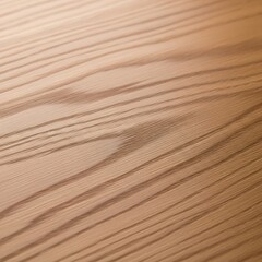 Close-up of Light Brown Wood Grain Texture with Natural Patterns.