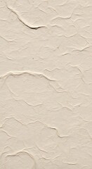 Crumpled beige paper texture with wrinkles and folds for background.