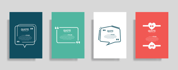 Inspiring quote templates for social media posts and impactful presentations, perfect for modern brands seeking fresh, engaging visual content