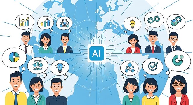 Global AI Network Connecting Diverse People and Ideas.