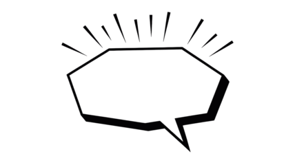 A completely black image showing nothing with no discernible features isolated on transparent background