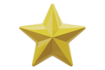 Obraz premium Bright Star with Lens Flare Effect Vector