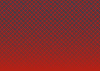 青と赤のグラデーション和柄背景（鹿の子絞り）