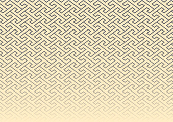 黄色と灰色のグラデーション和柄背景（工事繋ぎ）