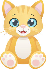 Obraz premium cartoon cat 