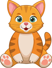 Obraz premium cartoon cat 