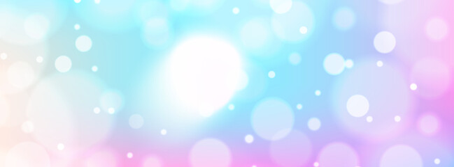 Contemporary unicorn design with abstract bokeh and modern sparkle effects. Colorful gradient with artistic elements and copy space. Stock vector illustration in abstract style. © Daaridna