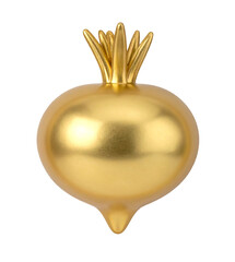Golden Turnip-Shaped Object
