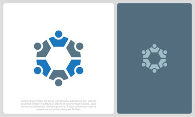 Human resources concept, target market and audience, focus group, public relations, vector icon - Vector.
