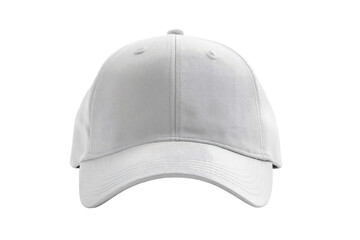 Fototapeta premium Blank white baseball cap