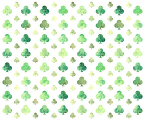 ニュアンスのあるクラブ柄・緑