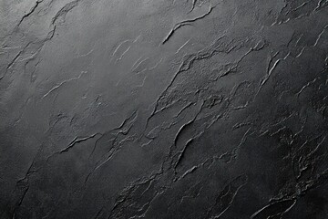 Obraz premium close-up textured dark gray surface with rough uneven cracks and ridges creating an abstract pattern