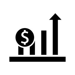 Graph, chart icon set. Statistics and analytics icons. Growth chart symbols. Vector icons

