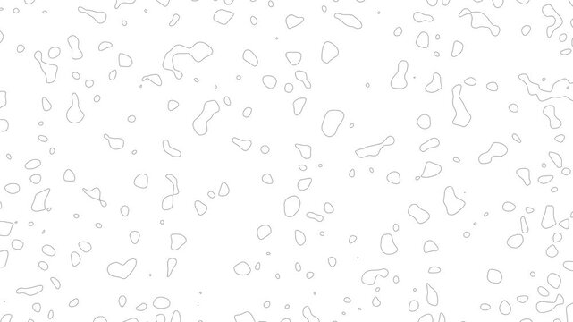 Abstract Topography Map With Looping Animation