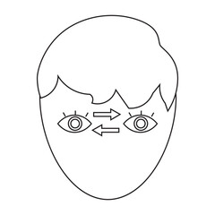 Eye Transplant line icon