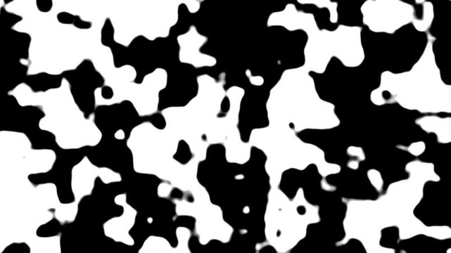 Continuous Abstract Flow In Black And White