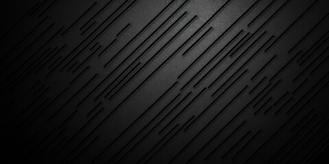 Dark textured surface with diagonal linear grooves and smooth geometric patterns creating a sleek and modern appearance